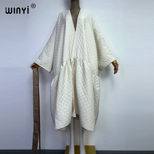 

women's jackets winyi mantel panjang wanita musim dingin kualitas tinggi jaket berlapis katun sabuk gaya jalanan longgar kasual gaun ki, Black;brown
