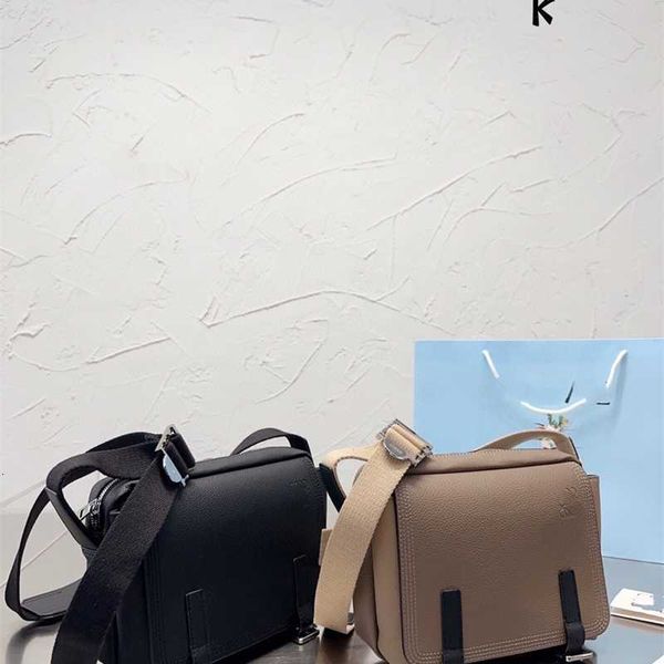 

luojia men's cowhide crossbody bag wide shoulder strap postman
