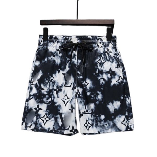 

men's shorts new b home pants fashion tide brand beach pants italian designer loose sports casual printing lace-up pants size m-xxxl d5, White;black