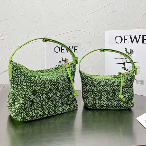 

luojia canvas cubi anagram jacquard portable hobo one shoulder dumpling lunch box
