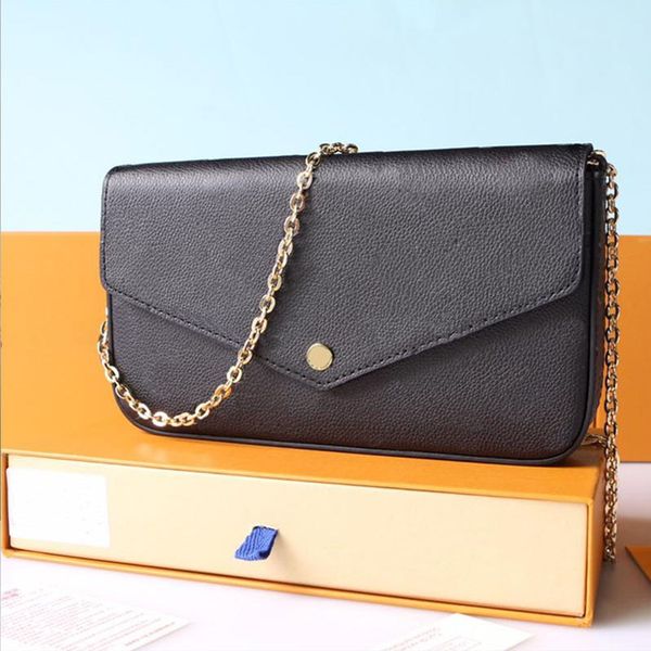 

classic luxury design women shoulder bags diamond cowhide handbags purses woman fashion 3 piece chain leather crossbody messenger envelope b