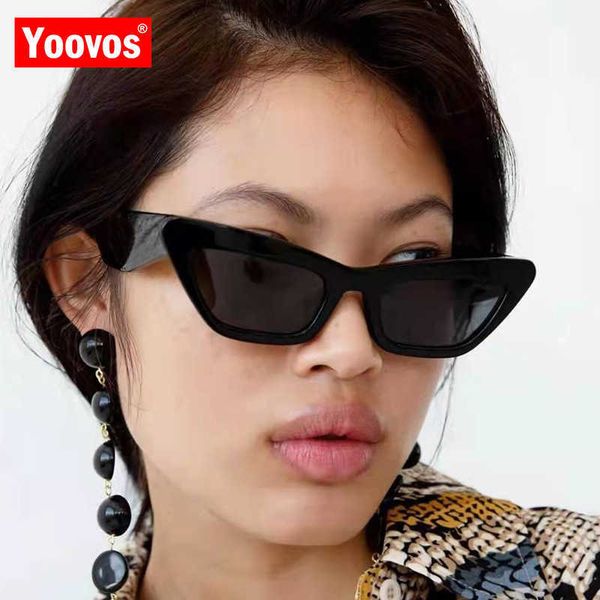 

yoovos cateye sunglasses women 2023 women sunglasses square brand designer luxury eyeglasses retro female oculos230328