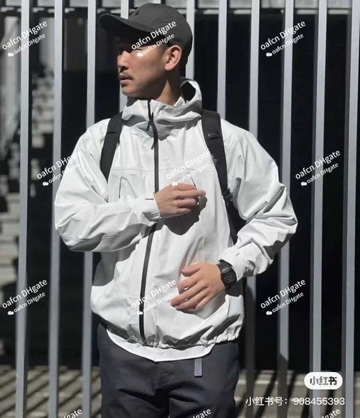 

23sstn men's designer jacket brand luxury high performance waterproof full pressure adhesive overlay hooded menswear jacket, Black;brown