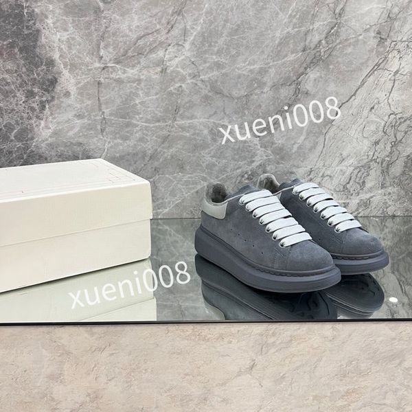 

2023men sneakers casual shoes sneakers women's platform shoes black velvet suede womens lace up men, Red;white