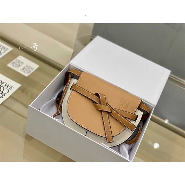 

luojia cowhide women's fashion color contrast crossbody bag