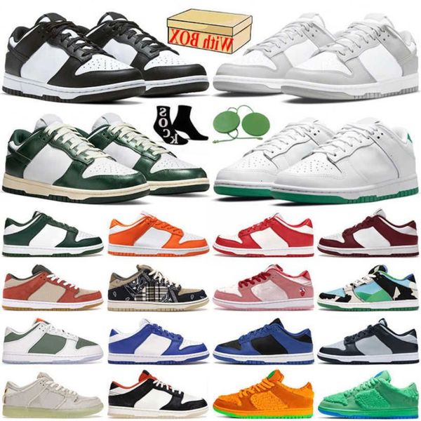 

20nn 00 s.b dunker men women sneakers shoes panda unc casual vintage green trail red bear orange pearl outdoor sports trainers qfs, Black
