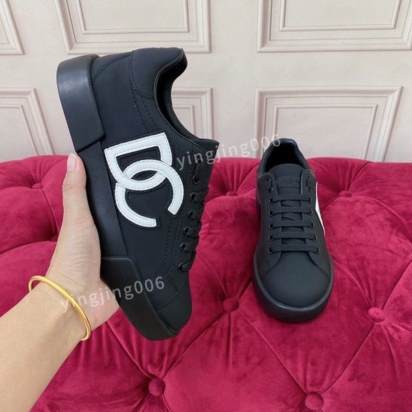 

2023designer womans platform sneaker shoes high quaitly sandal shoe canvas classic man trainer, Black