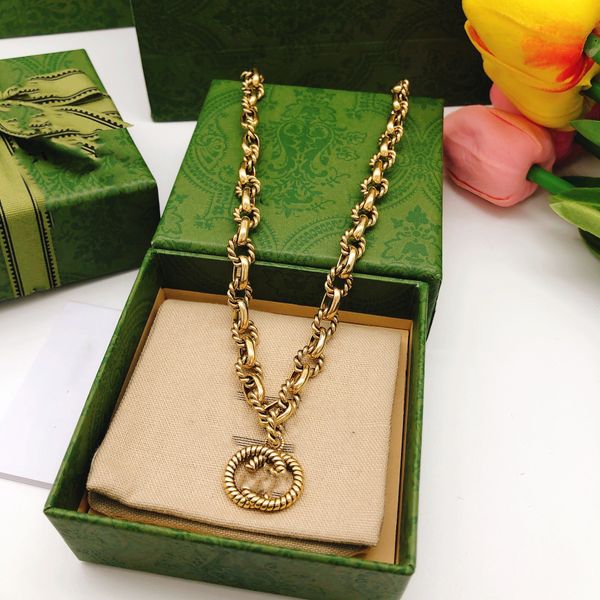 

designer pendant necklaces letter double g logo chains necklaces luxury women fashion jewelry metal ggity crystal pearl necklace gift 54544, Silver