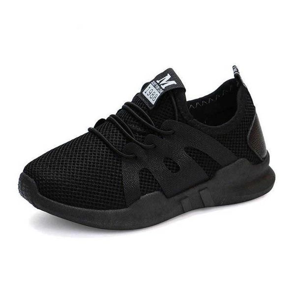 

athletic outdoor kids shoes girls sport shoes boys sneakers summer air mesh fabric breathable running shoes children casual sneakers black a