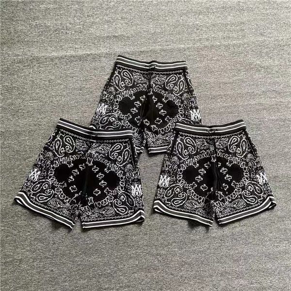 

men's shorts men for 2023 summer elastic waist loose paisley 230329, White;black