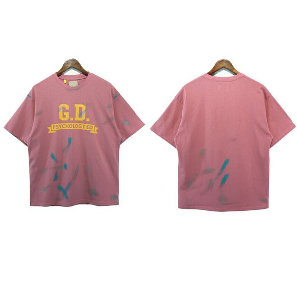

summer new short sleeve t shirt double yarn fabric stereo letter shirt printing women men's round neck t shirt original sweatshirt polo, Black;brown