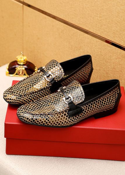 

2023 mens classic dress shoes brogue handmade genuine leather shoes men brand fashion business party wedding flats size 38-45, Black