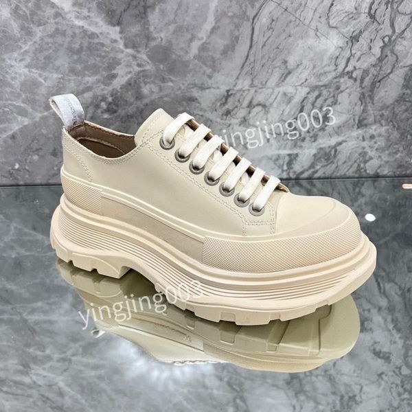 

2023 new casual boots women designer leather lace-up sneaker fashion lady running trainers woman shoe platform men xsd221138, Black