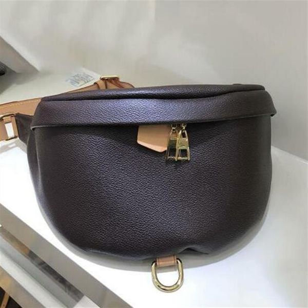 

genuine leather famous brand bumbag cross body shoulder bag monogrram canvas waist bags cross fanny pack bum waist bags purse wall317l