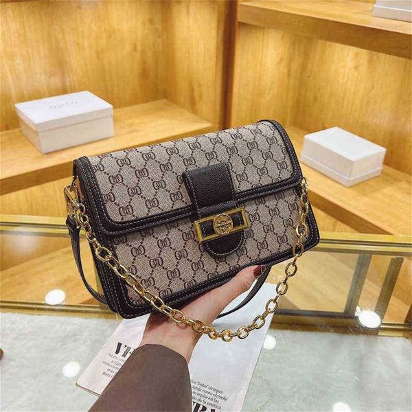 

designer bag texture small square bag women's 2023 new trend french minority fashion versatile one shoulder messenger bag