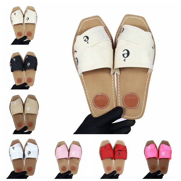 

quality slippers summer rubber luxury sandals beach slide designer fashion scuffs slippers indoor brand shoes, Black