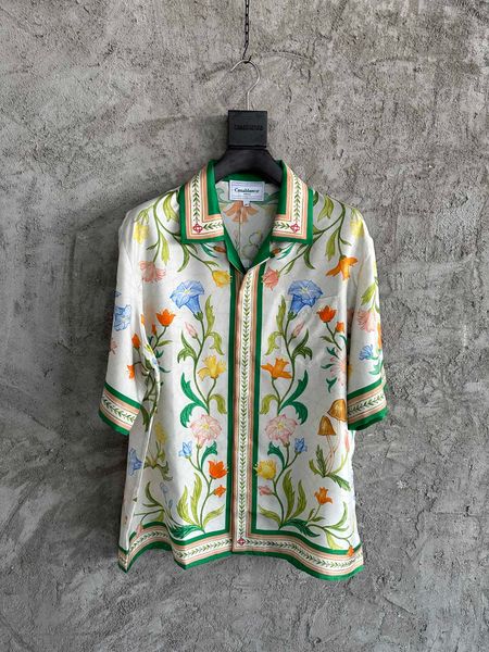 

2023 model mens designer beautiful printing shirts ~ us size shirts ~ mens designer button short sleeve shirts, White;black