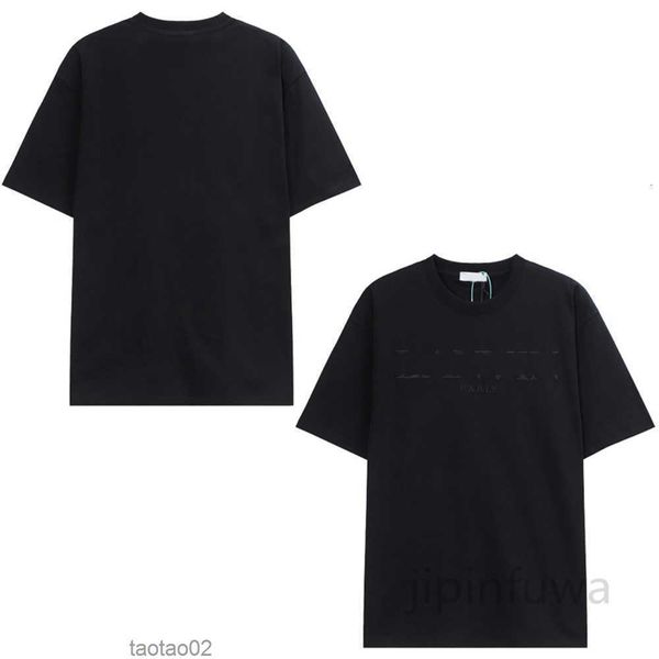 

2023 lanvins t-shirts mens women designers short sleeves fashion summer spring casual cotton tees italy style black white green s3ri7yhjf81, Black;brown
