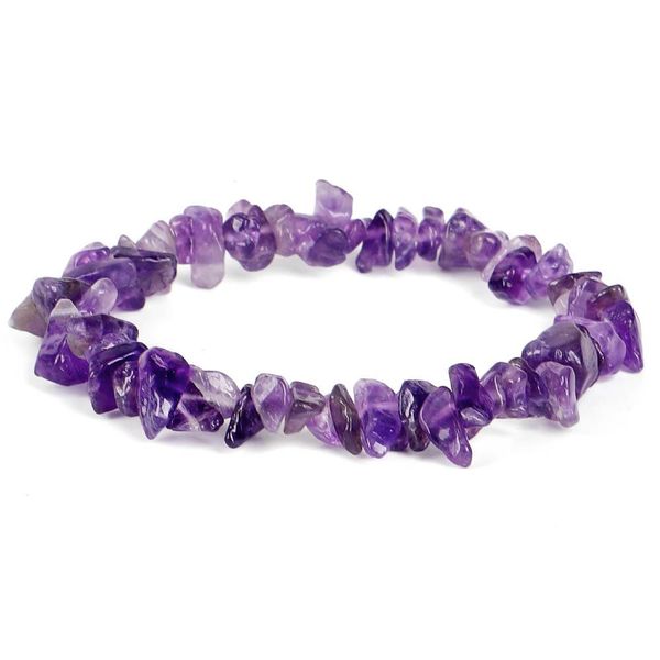 

natural gem stone gravel chip bracelet irregular crystal stretch chip beads nuggets bracelets bangles quartz amethyst wristband for women, Golden;silver