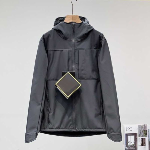 

outdoor jackets arch coats terry x casual leisure fashion designer 2023 spring men's women's soft shell versatile hooded jacket eg, Black;brown