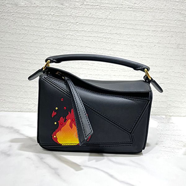 

howl's castle bags calcifer handbag ghibli bag crossbody bag new cartoon totes bags lo genuine leather black flame tote bag mini hobos
