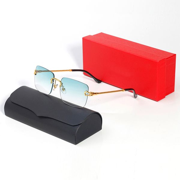 

mens designer sunglasses for woman lunettes luxury carti glasses trendy square frame goggles arrow totem style carter with case sunglass gaf, White;black