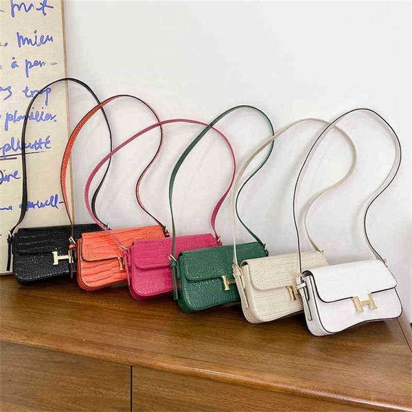 

2023 designer bag bag women's 2023 summer new h underarm pattern single shoulder messenger handbag
