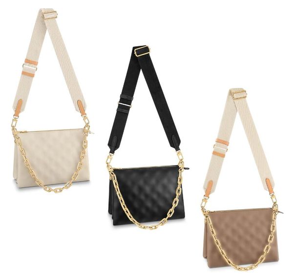 

m57790 coussin genuine leather crossbody bags luxury women's mens designer purses tote messenger wallets square handbags embossed two s