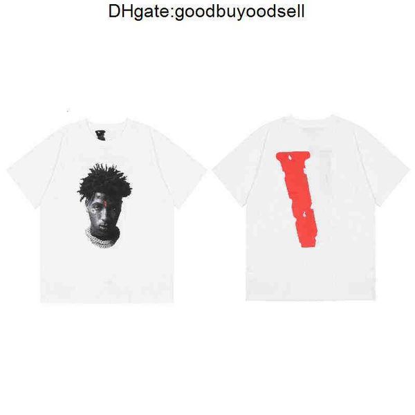 

youngboy co branded men's t-shirts panther big v short sleeve vibe loose hip hop t-shirt b29x, White;black