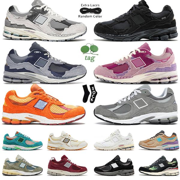 

2023 retro designer 2002r casula sneaker shoes protection pack men women n2002r pink phantom rain cloud grey purple camo black white luxury