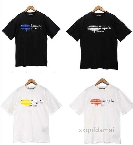 

men's t-shirts summer pa men womens palm mans stylist tee guillotine bear palms printed short sleeve truncated bears angles tees angel, White;black