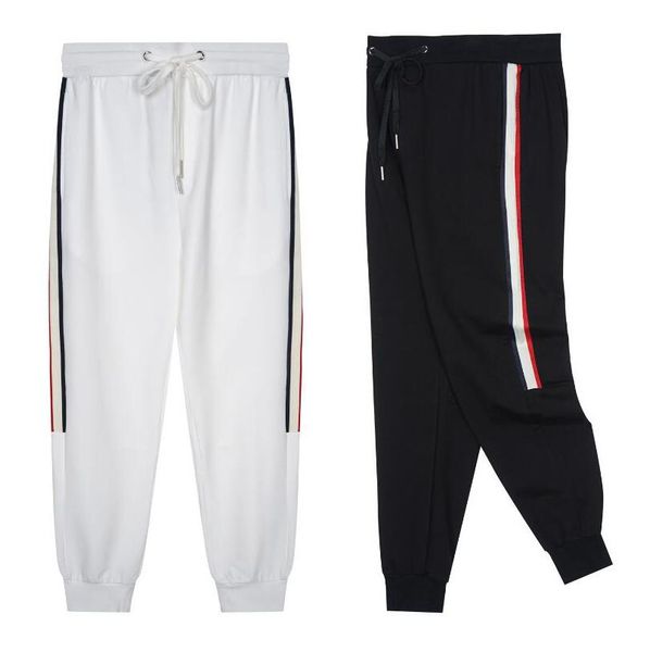

classic designer mens pants fashion men track pant with letters badges embroidery jogger pants multi pocket cargo pants sports trousers blac, Black
