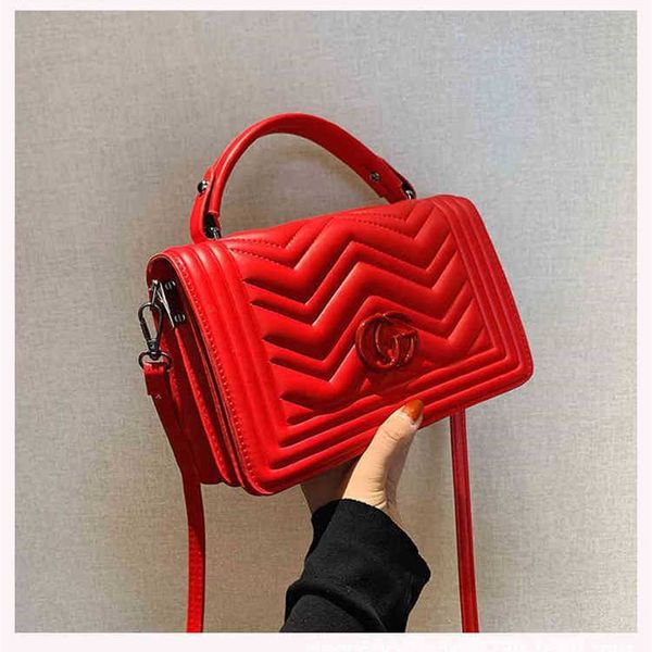 

2023 designer bag handbag lightweight goddess texture satchel single