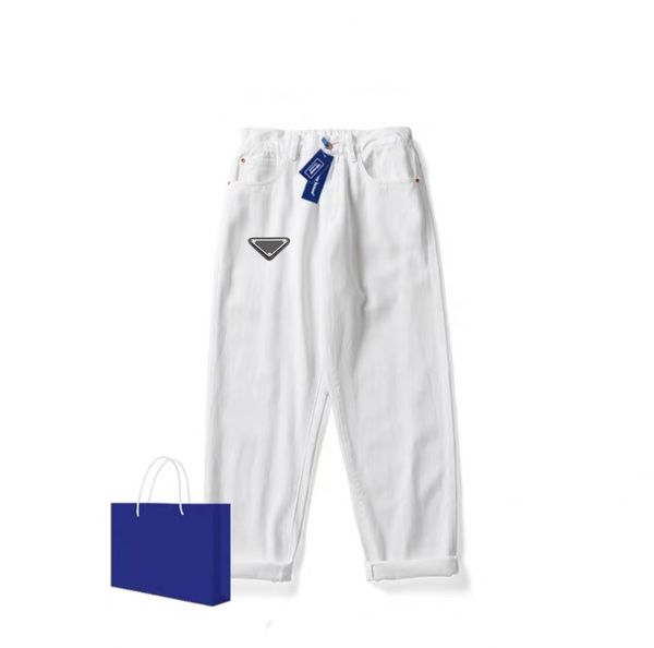 

spring and summer men's cotton versatile straight pants, Blue