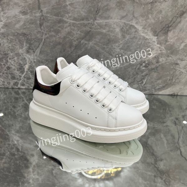 

2023 sneakers shoes patent leather trainers rubber sole fabric sports lace-up casual outdoor sports xsd221135, Black