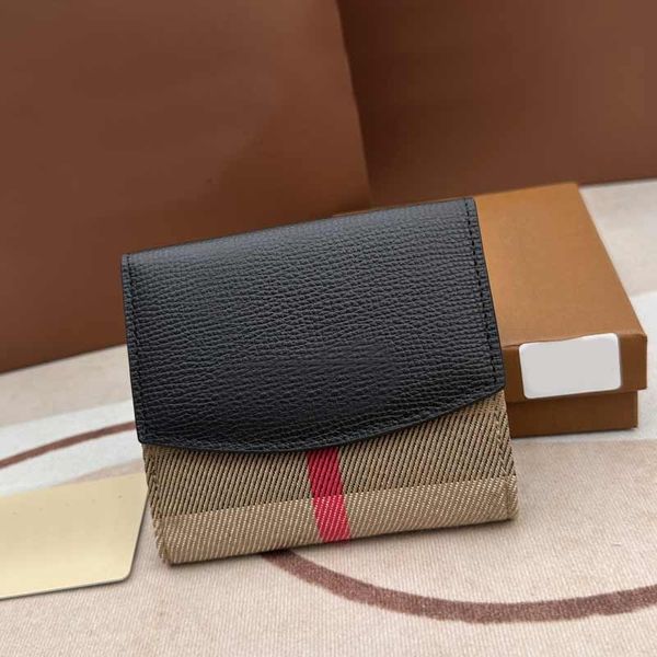 

check wallet genuine leather inside credit card holder banknote clip fashion letters hand handbags purse small wallets, Red;black