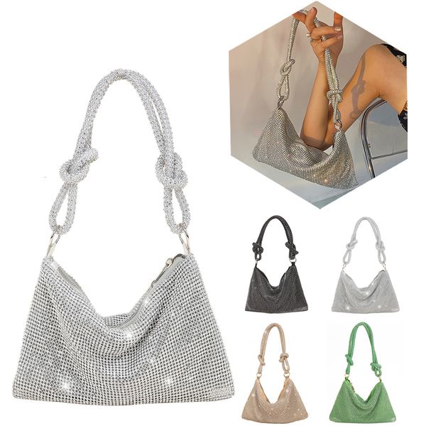 

evening bags rhinestones evening clutch bag for women shiny dinner party wedding purses handbag designer female underarm shoulder bag fashio