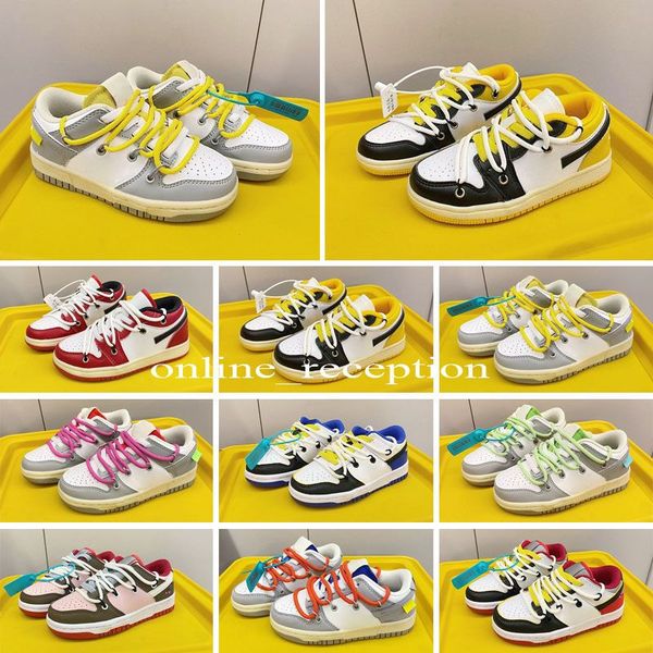 

athletic & sb chunky kids shoes sports unc children white boys girls casual fashion sneakers walking toddler size 25-35, Black