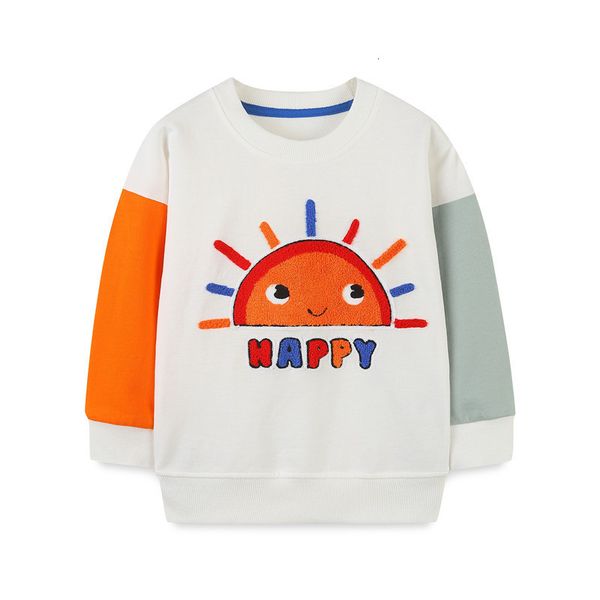 

jackets jumping meters arrival selling happy sweatshirts for boys girls autumn spring cotton full sleeve hoodies children s 230329, Blue;gray