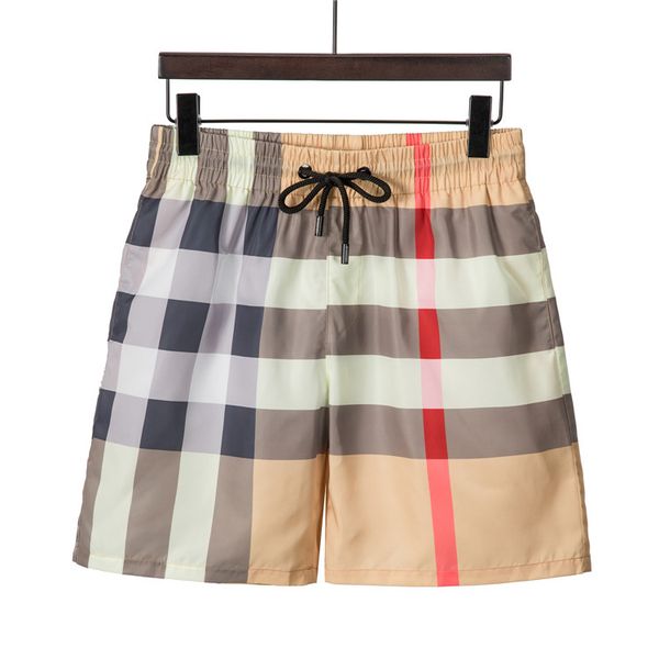 

yellow grid men's shorts summer running designer men sports jogging fitness men s gym sport short pants casual beachwear designer short, White;black