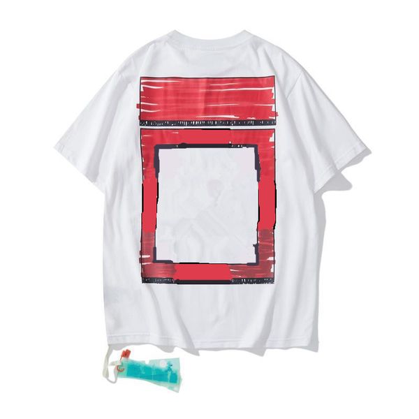 

ofs t shirt white men short sleeve graphic crew neck breathable cotton irregular arrow tshirts t-shirts loose xxl, White;black