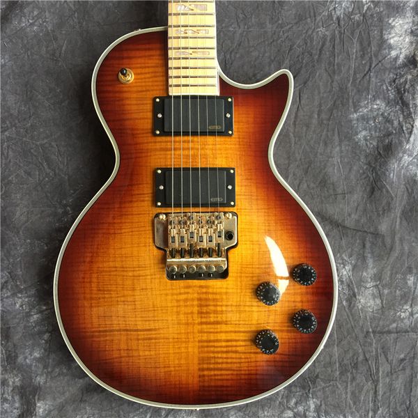 

electric guitar, lp, new style, guitar, with tremolo bridge maple fretboard