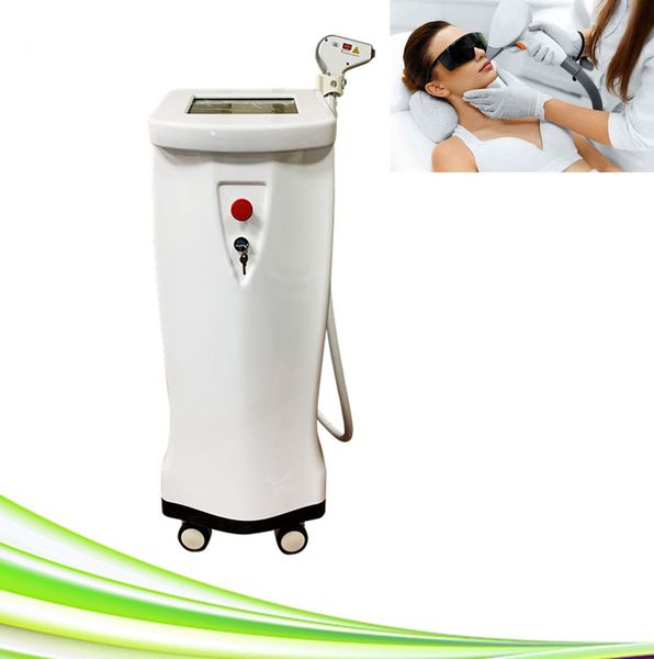 

laser hair removal machine professional diode laser painless most powerful hair remover salon spa laser diode ice cooling diodo 808nm lazer, Black