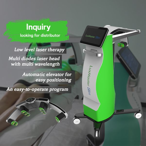 

vertical slimmer beauty machine 532nm green light fat removal body shaping weight loss equipment