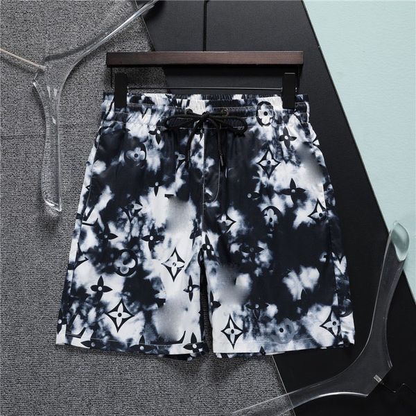 

summer men nylon swim shorts fashion designer gentleman side pockets swimear boy zipper closure back pocket tonal drawcord short pants, White;black