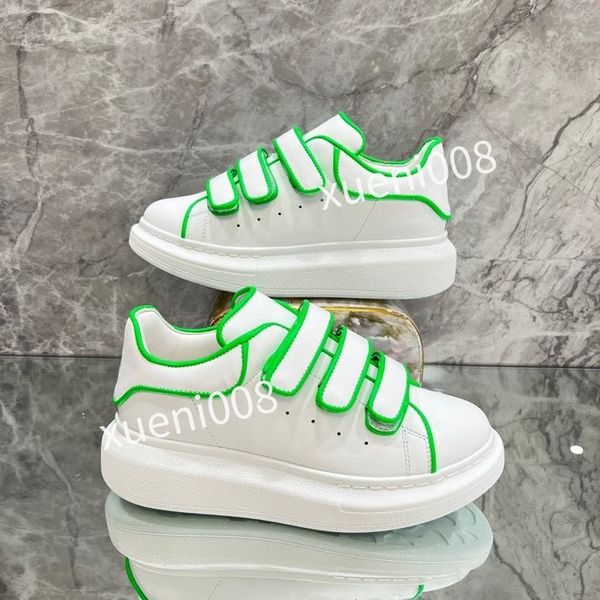 

2023new designer casual shoes reflective chain reaction sneakers triple black white suede blue yellow fluo tan luxury mens women shoe design, Red;white