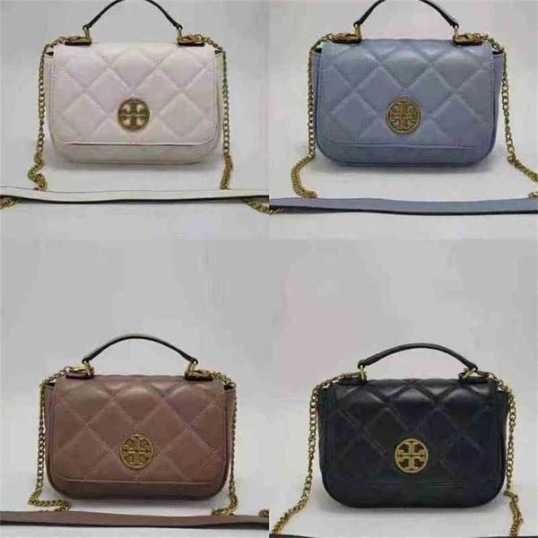 

2023 designer bag foreign trade cattle goods same european american simple and versatile rhombic lattice solid color small square bag