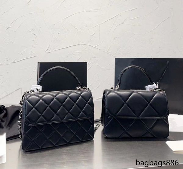 

designer bag diamond grid handbag women's lambskin handle single shoulder crossbody bag white metal trendy diamond grid wallet handheld