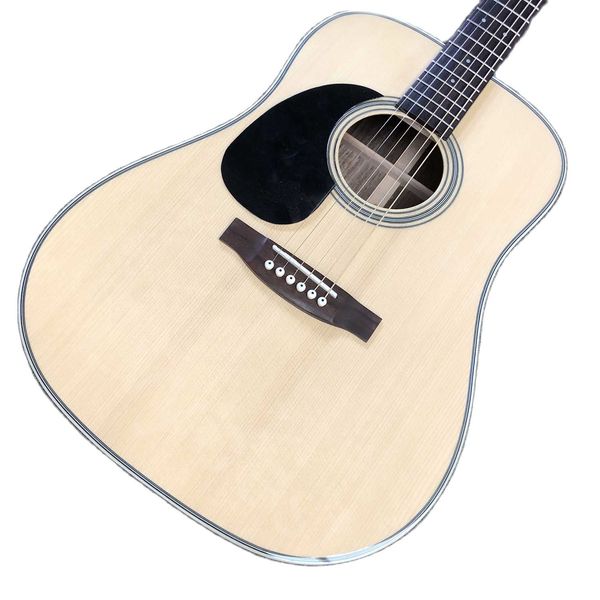 

lvycustom lefty handmade solid sikta spruce 41 inch dread body acoustic guitar d28l guitar