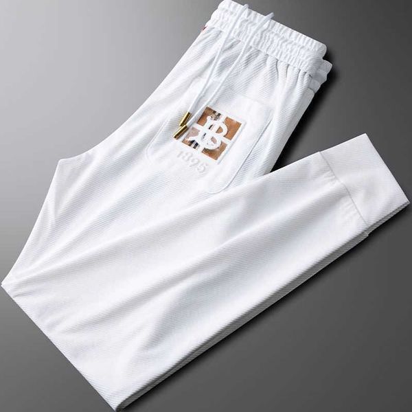 

bby mens casual tb embroidery trousers burb designer pants business suit pantses loose sweatpants 4xl 5xl 2xhb9, Black
